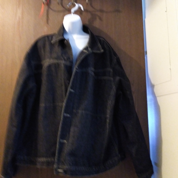 Black Jean Jacket - Picture 1 of 4